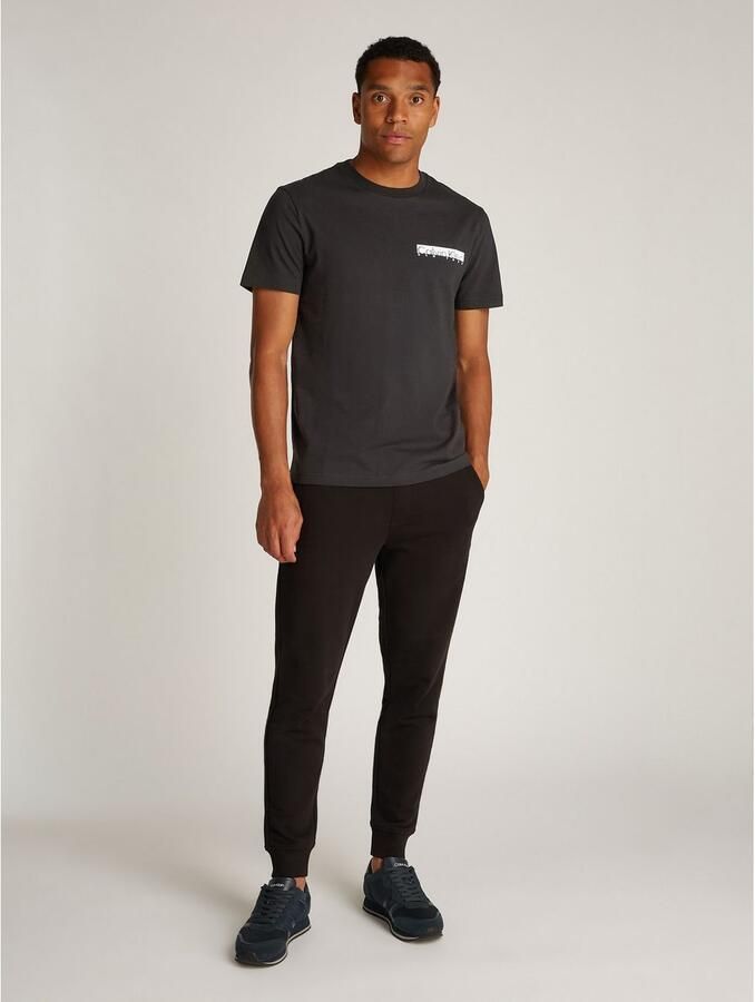 Calvin Klein Shirt met ronde hals NY CHEST BOX LOGO T-SHIRT - Foto 3