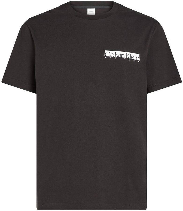 Calvin Klein Shirt met ronde hals NY CHEST BOX LOGO T-SHIRT