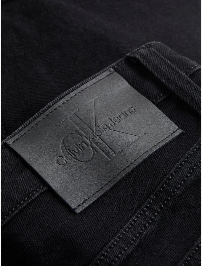 Calvin Klein Jeans Korte mom fit jeans met gerafelde zoom