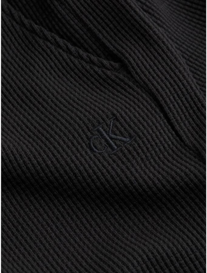 Calvin Klein Jeans Korte regular fit broek met structuurmotief - Foto 2