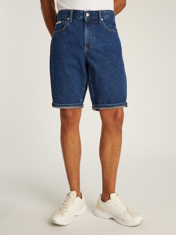 Calvin Klein Short REGULAR SHORT in donkerblauwe wassing - Foto 6