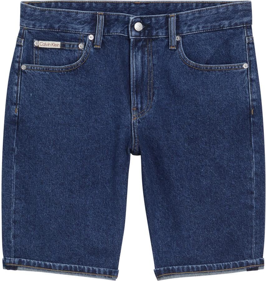 Calvin Klein Short REGULAR SHORT in donkerblauwe wassing