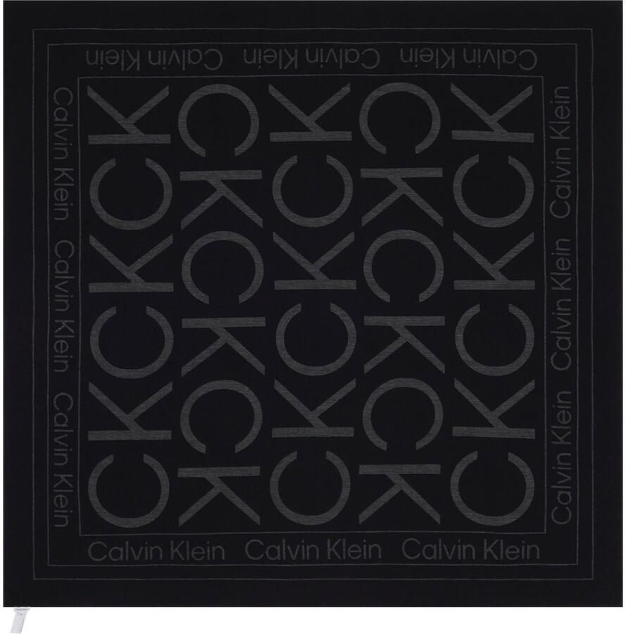 Calvin Klein Sjaal BURNOUT LARGE MONOGRAM SCARF
