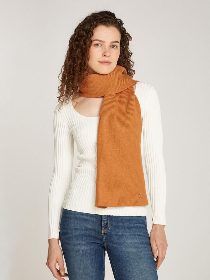 Calvin Klein Sjaal CK METAL CHUNKY RIB HW SCARF - Foto 2