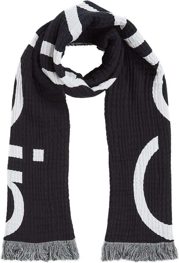 Calvin Klein Sjaal LOGO 2-TONES COTTON GAUGE SJAAL - Foto 5