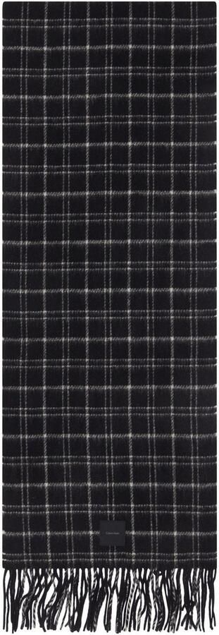 Calvin Klein Sjaal MINI CHECK WOOL SCARF - Foto 4