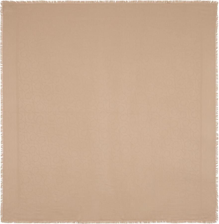 Calvin Klein Sjaal SHINY JACQUARD MONOGRAM SQUARE