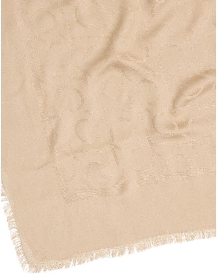 Calvin Klein Sjaal SHINY JACQUARD MONOGRAM SQUARE - Foto 3