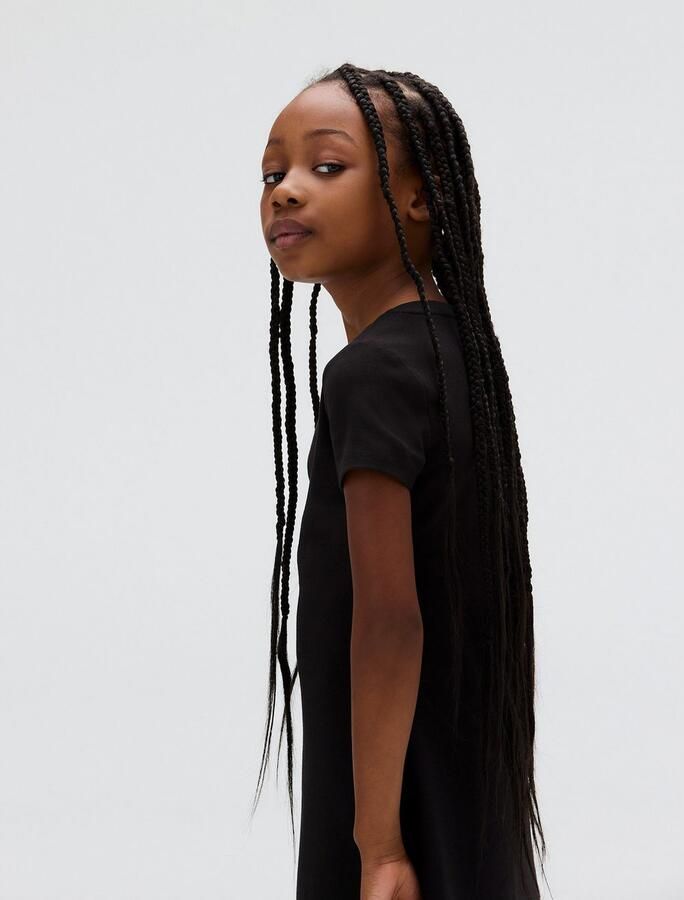 Calvin Klein Skaterjurk PUNTO EMBROIDERY DRESS voor kinderen tot 16 jaar - Foto 3