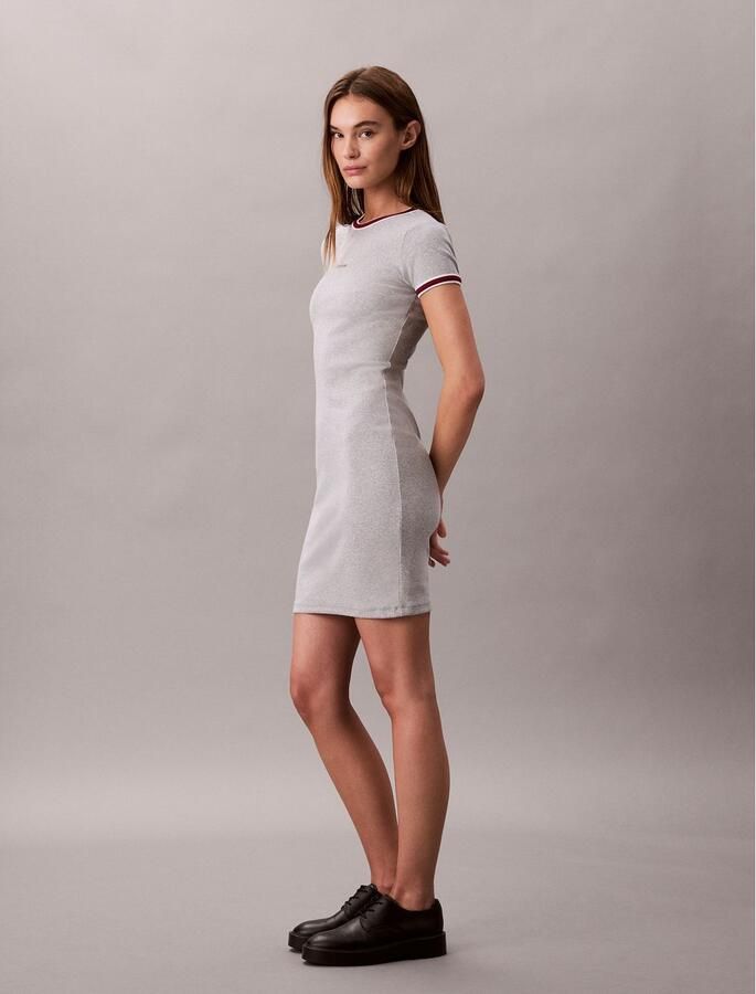 Calvin Klein Skaterjurk SS COLOR BLOCK COTTON RIB BABY T - Foto 2