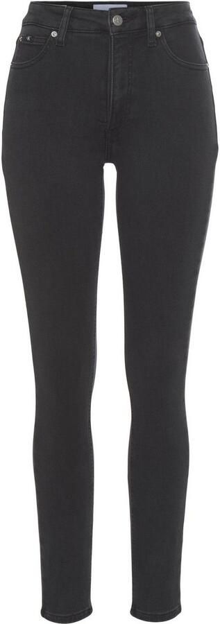 CALVIN KLEIN JEANS high waist skinny jeans black denim - Foto 4