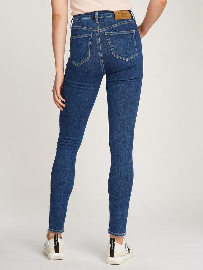 Calvin Klein Jeans High Rise Skinny Jeans voor Vrouwen Blue Dames - Foto 3