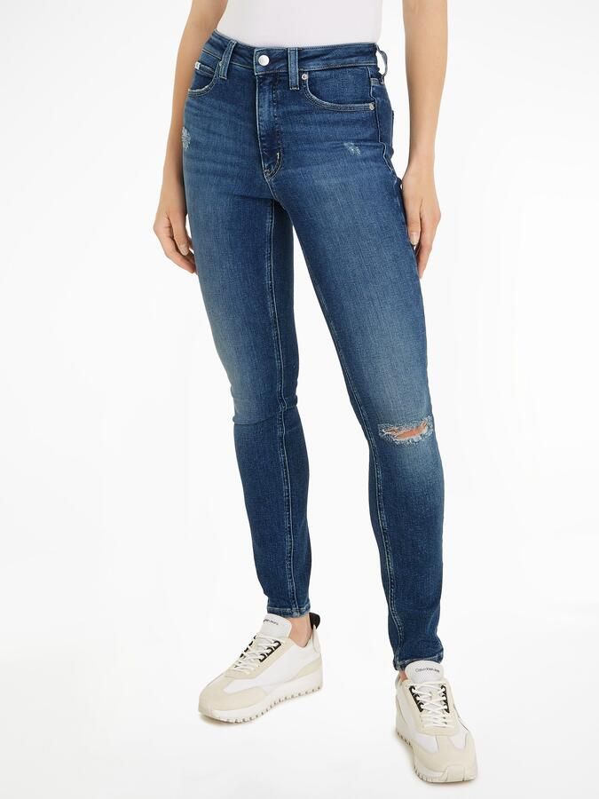Calvin Klein Skinny fit jeans High rise skinny in een klassiek 5-pocketsmodel - Foto 10