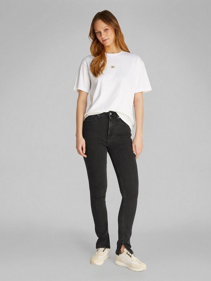 Calvin Klein Skinny fit jeans High rise skinny in zwarte wassing - Foto 2