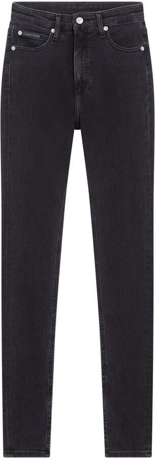 Calvin Klein Skinny fit jeans High rise super-skinny met stone-wash look met muntzakje - Foto 6