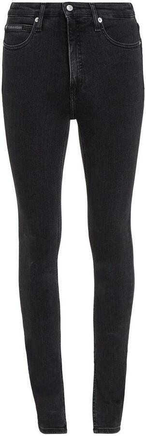 Calvin Klein Skinny fit jeans High rise super-skinny met stone-wash look met muntzakje - Foto 7