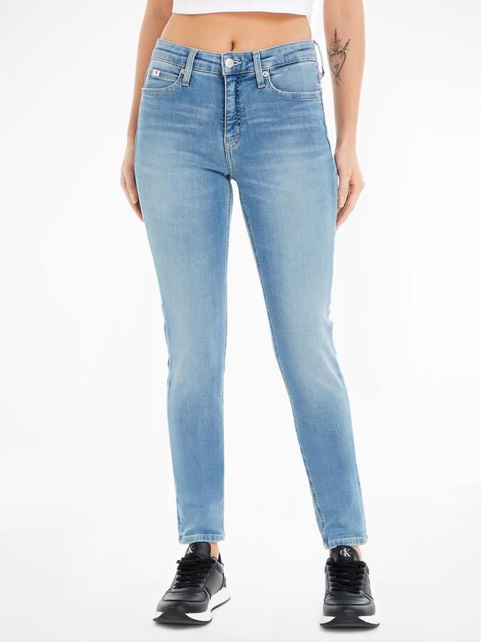 Calvin Klein Skinny fit jeans Mid rise skinny five-pocketsmodel - Foto 7