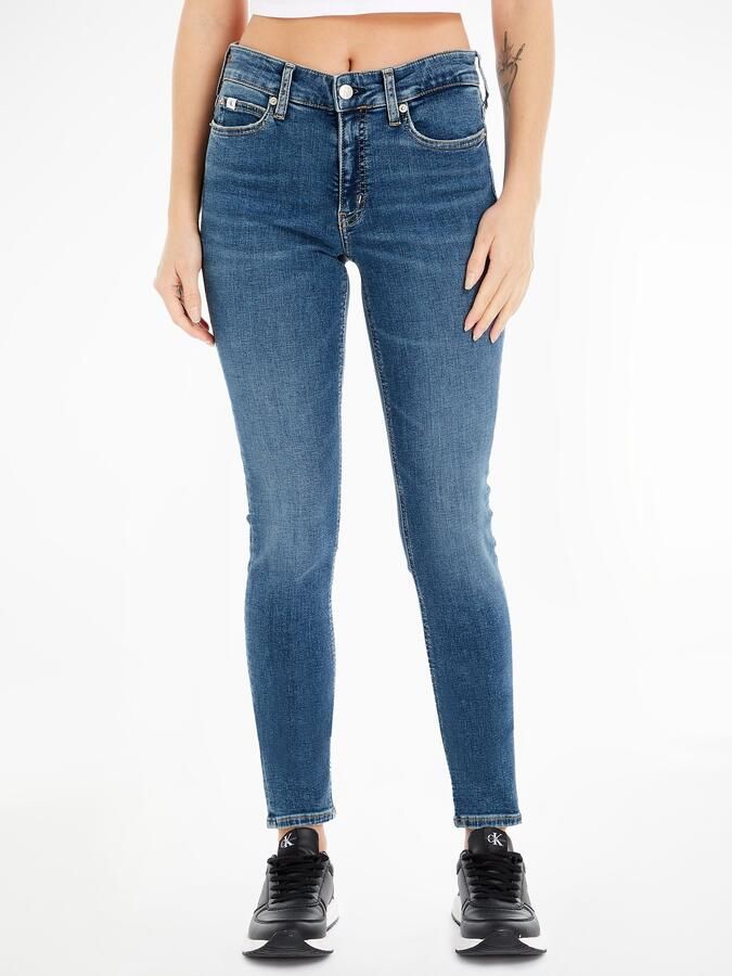 Calvin Klein Skinny fit jeans Mid rise skinny five-pocketsmodel - Foto 7