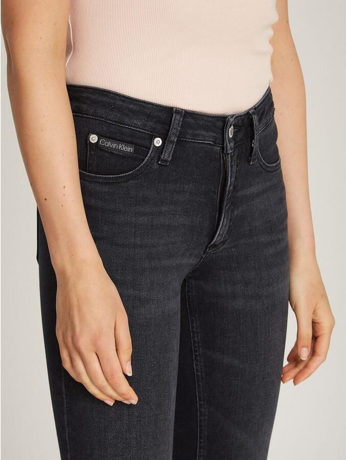 Calvin Klein Skinny fit jeans Mid rise skinny in 5-pocketsstijl - Foto 2