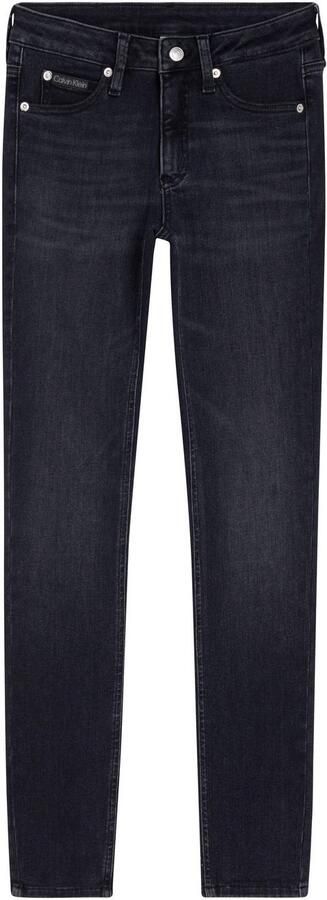 Calvin Klein Skinny fit jeans Mid rise skinny in 5-pocketsstijl - Foto 4