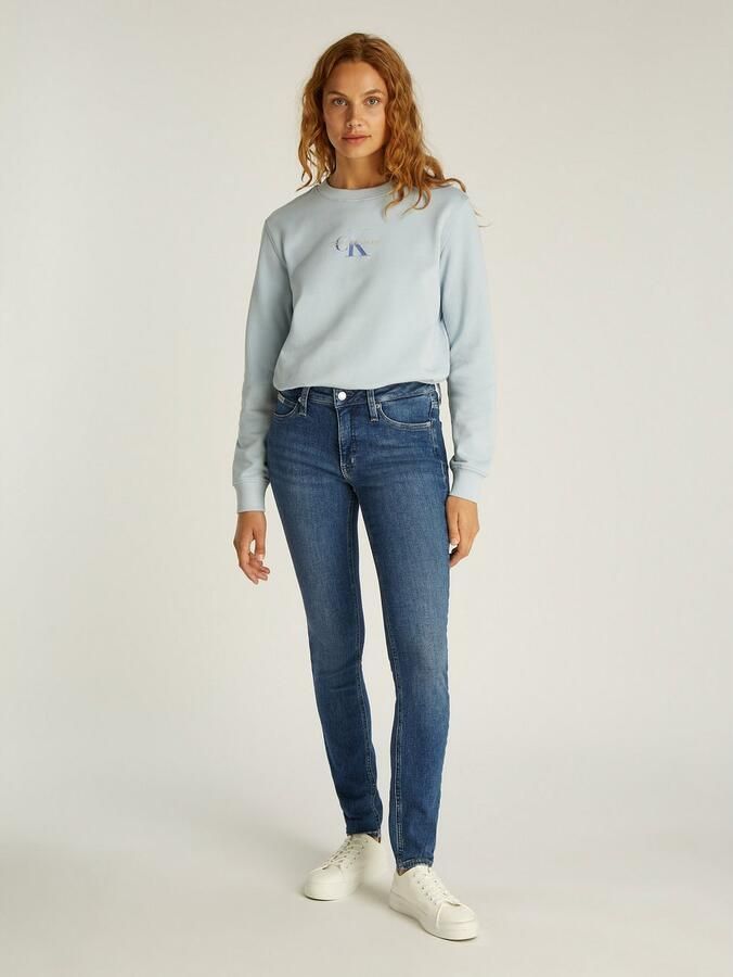 Calvin Klein Skinny fit jeans Mid rise skinny in coole wassing - Foto 2