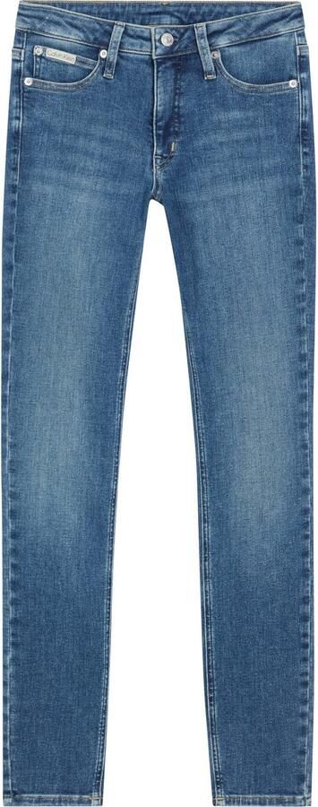 Calvin Klein Skinny fit jeans Mid rise skinny in coole wassing - Foto 4