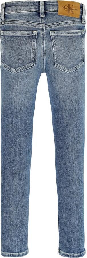 Calvin Klein Skinny fit jeans Mr Skinny Mid Blue Pws Denim voor kinderen tot 16 jaar en in 5-pocket stijl - Foto 6