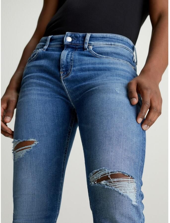 Calvin Klein Skinny fit jeans Skinny in een klassiek 5-pocketsmodel