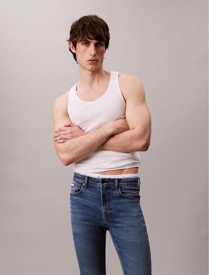 Calvin Klein Jeans Skinny Jeans SKINNY CANYON BLUE J LV04RB719G - Foto 7