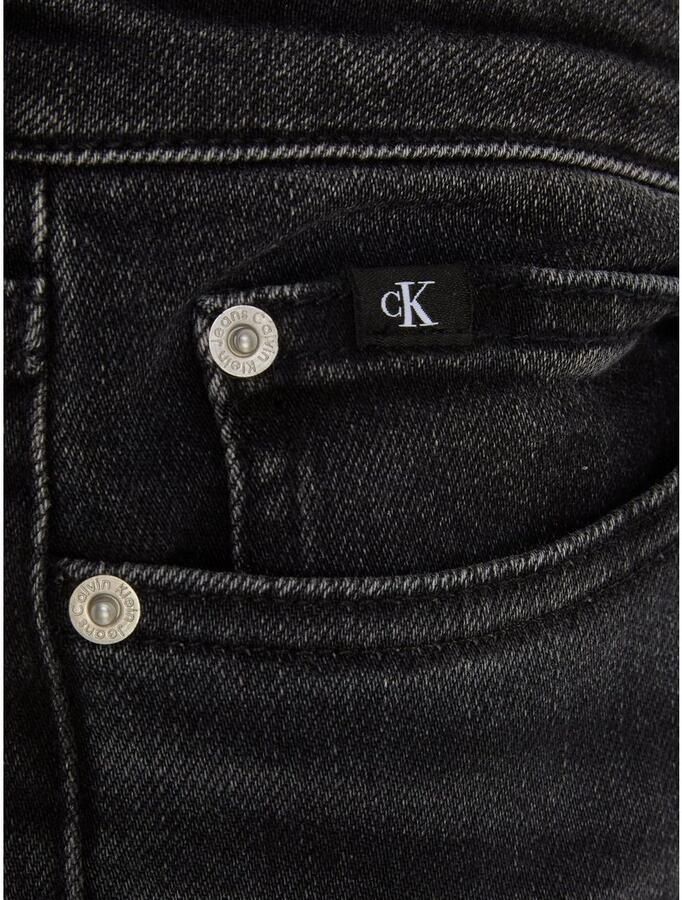 Calvin Klein Skinny fit jeans SKINNY MR SLIT OPTIC BLACK