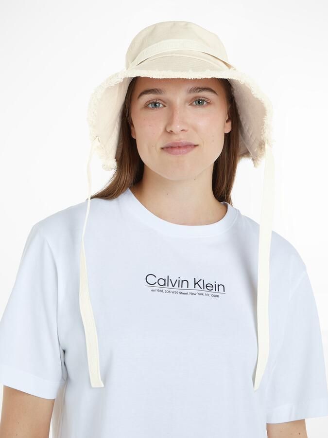 Calvin Klein Slappe hoed LOGO STRAP WIDE BRIM CANVAS HAT - Foto 3