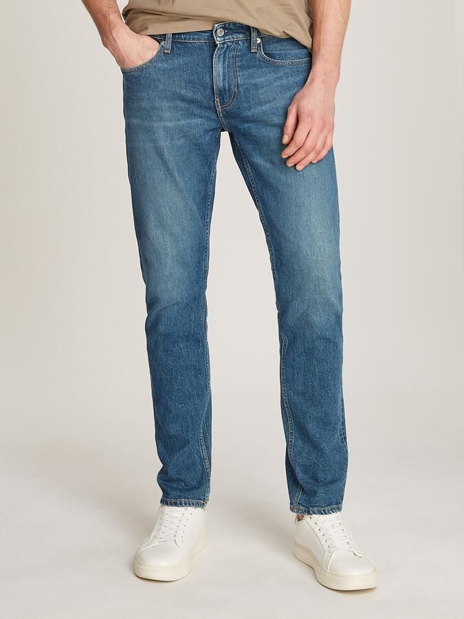 Calvin Klein Stretch slim jeans Blauw denim Blue Heren - Foto 10