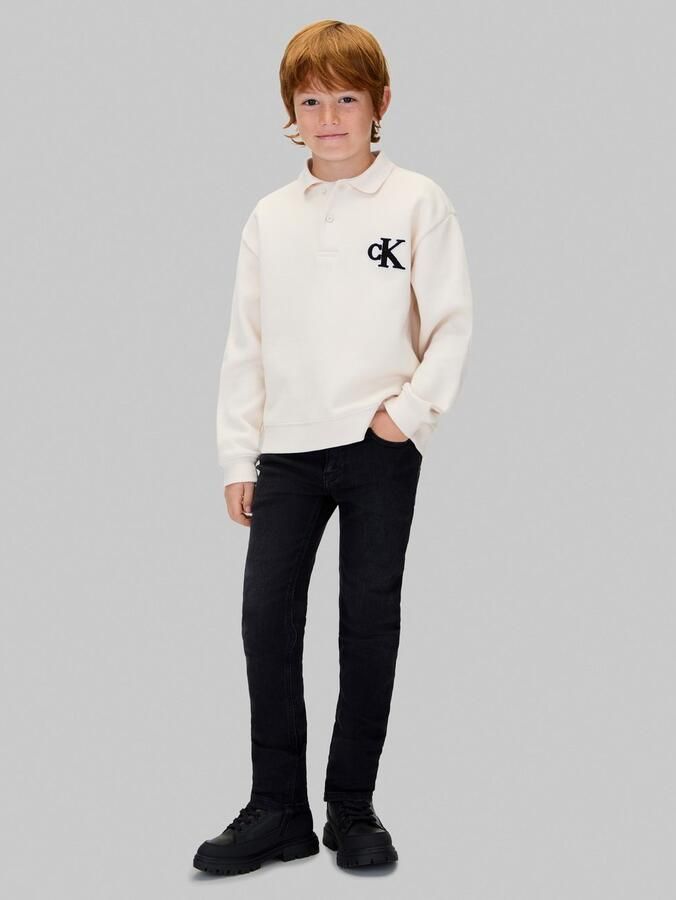 Calvin Klein Slim fit jeans SLIM ESS voor kinderen tot 16 jaar stone washed - Foto 2