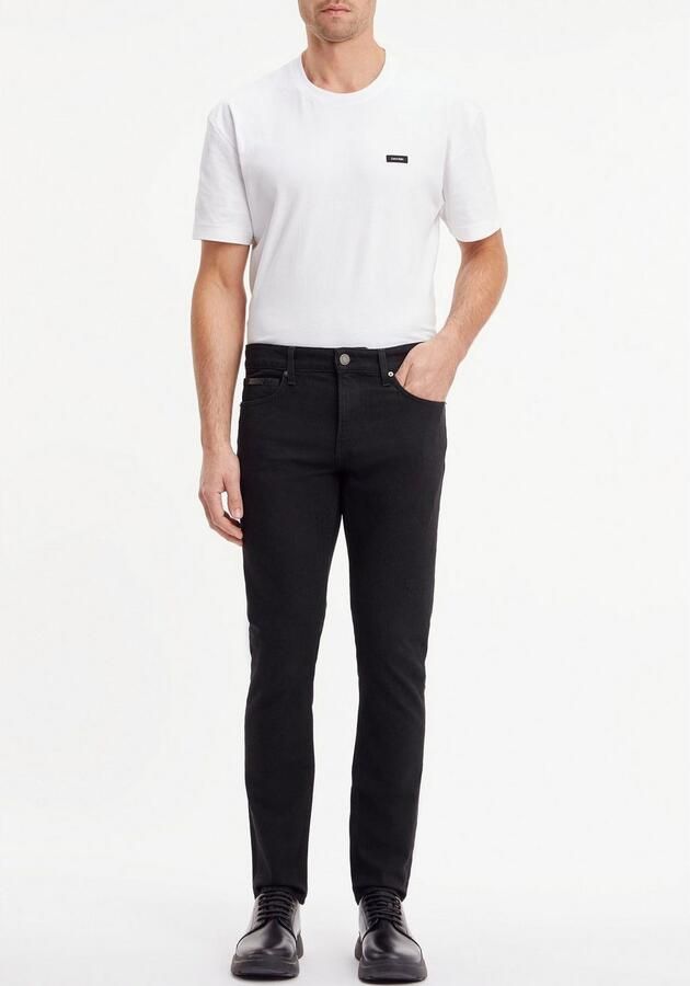 Calvin Klein Slim fit jeans SLIM FIT RINSE BLACK - Foto 5