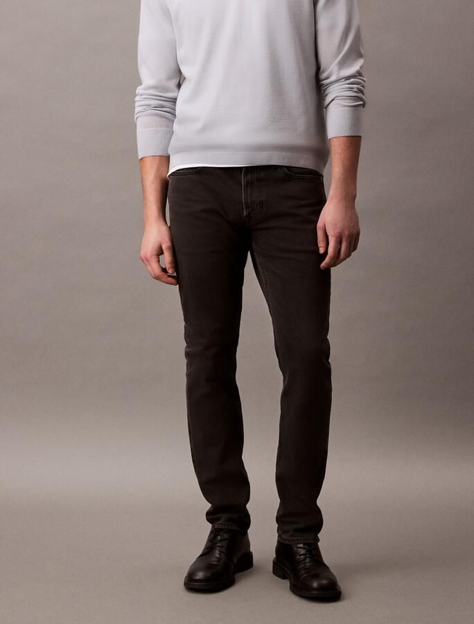 Calvin Klein Jeans Slim fit jeans met logopatch model 'Essential' - Foto 6