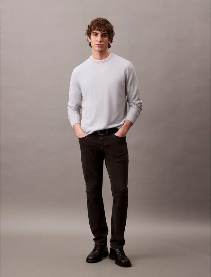 Calvin Klein Jeans Slim fit jeans met logopatch model 'Essential' - Foto 5