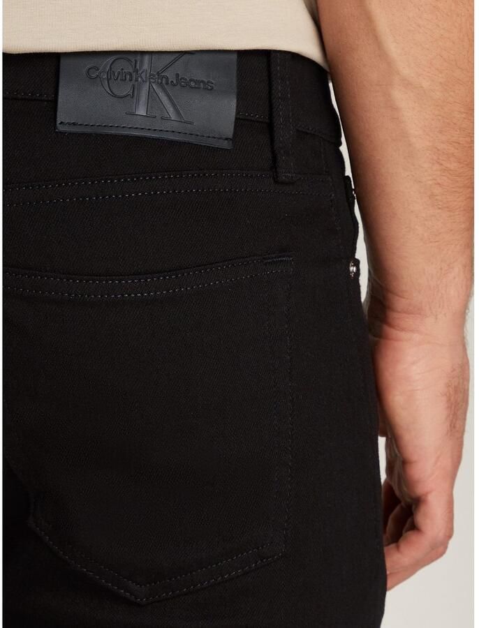 Calvin Klein Slim fit jeans SLIM Muntzakje logo borduursel