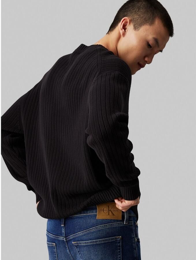 Calvin Klein Slim katoen stretch jeans Blauw Denim Blue Heren