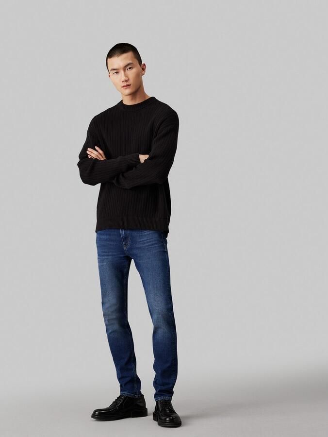 Calvin Klein Slim katoen stretch jeans Blauw Denim Blue Heren - Foto 2