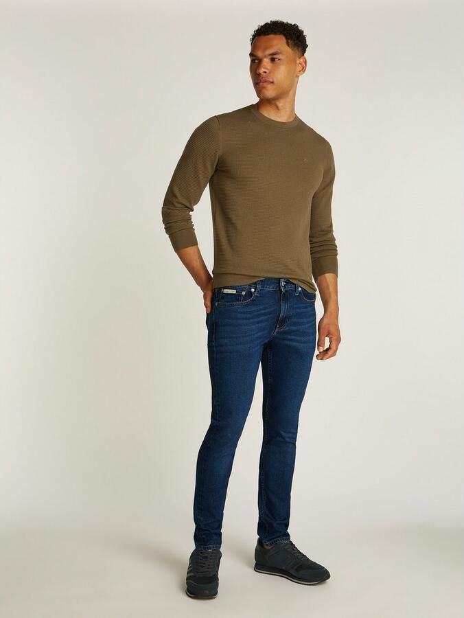 Calvin Klein Slim fit jeans SLIM TAPER Muntzakje logo borduursel - Foto 3