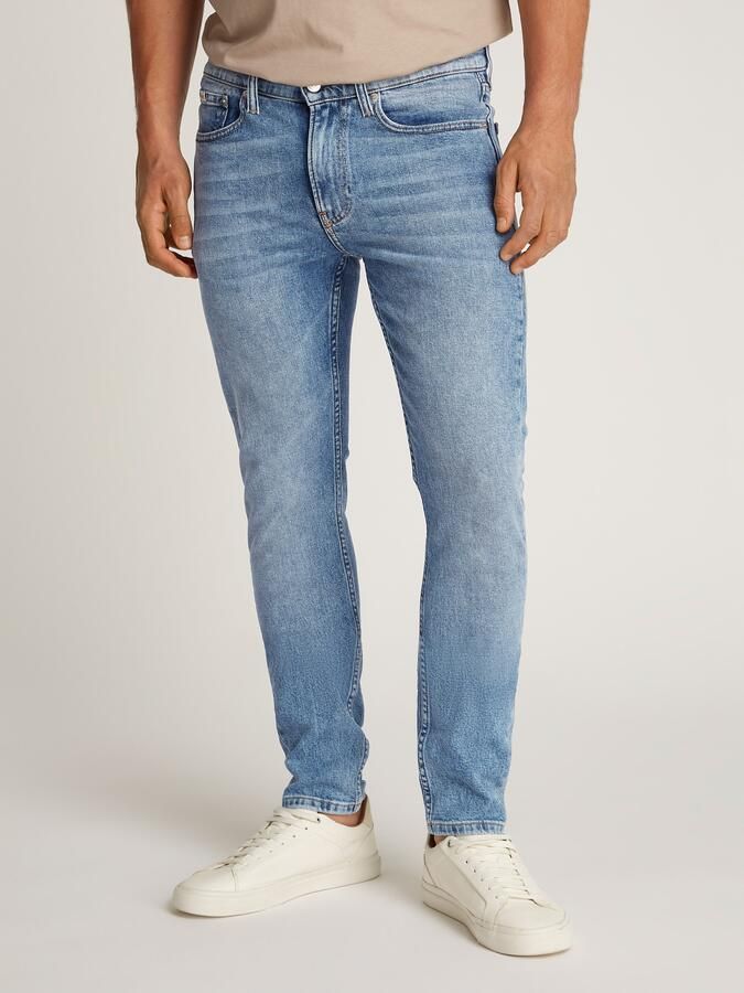 Calvin Klein Slim fit jeans SLIM TAPER Muntzakje logo borduursel - Foto 7