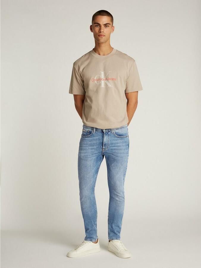 Calvin Klein Slim fit jeans SLIM TAPER Muntzakje logo borduursel - Foto 3