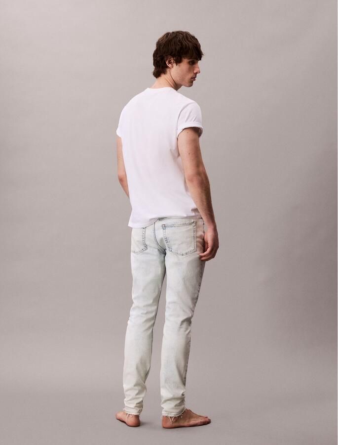 Calvin Klein Slim fit jeans SLM TPR Met riemlussen
