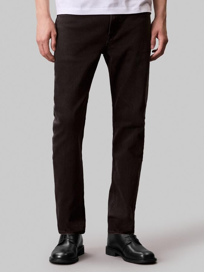 Calvin Klein Jeans Skinny Jeans SLIM TAPER BLACK OIL LV04RB754G - Foto 4