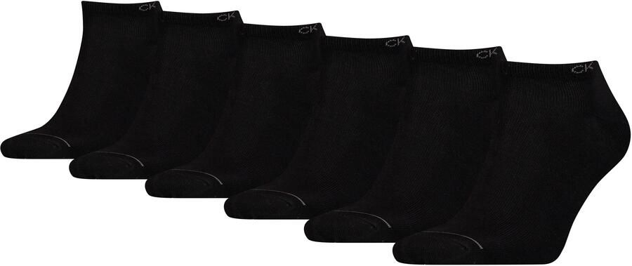 Calvin Klein Sneakersokken met gebreid logo in de tailleband (6 paar Set van 6) - Foto 2