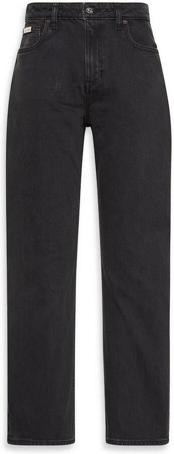 Calvin Klein Jeans Straight fit jeans van katoenmix met logopatch - Foto 4