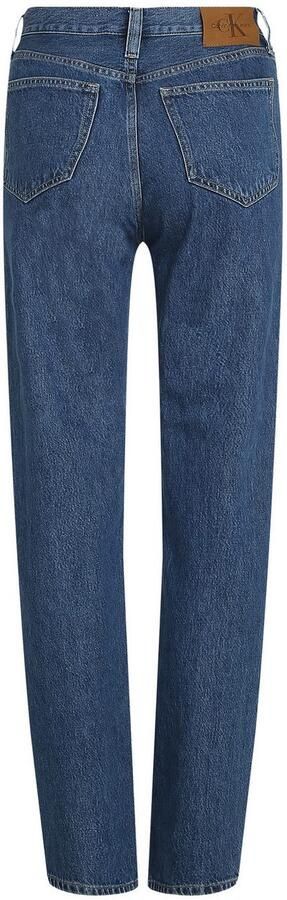 Calvin Klein Straight jeans HIGH RISE STRAIGHT in middenblauwe wassing - Foto 5