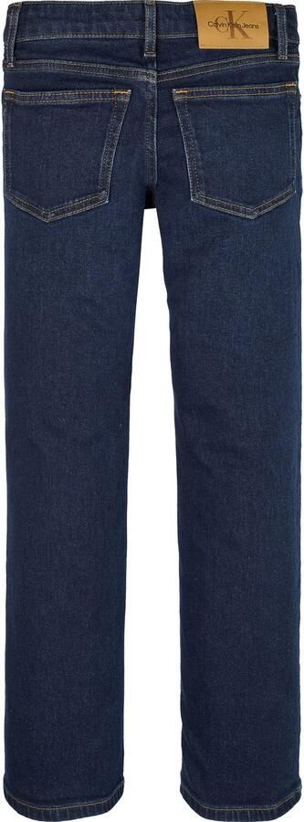 Calvin Klein Straight jeans MR STRAIGHT voor kinderen tot 16 jaar met logo patch op de band - Foto 8