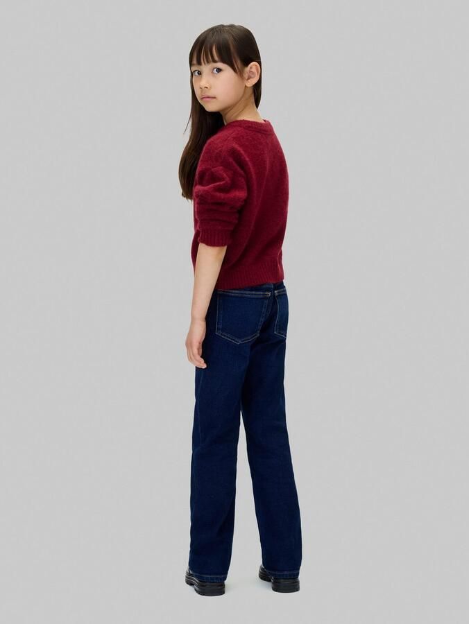 Calvin Klein Straight jeans MR STRAIGHT voor kinderen tot 16 jaar met logo patch op de band - Foto 4