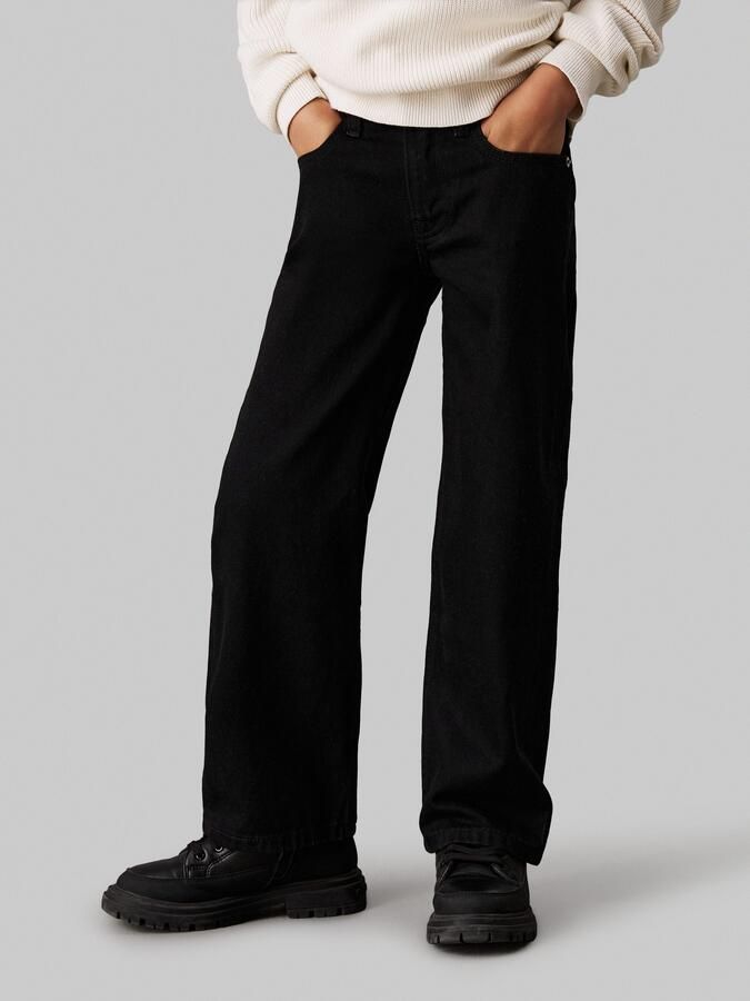 Calvin Klein Straight jeans Skater Clean Black Rgd voor kinderen tot 16 jaar en in 5-pocket stijl - Foto 5